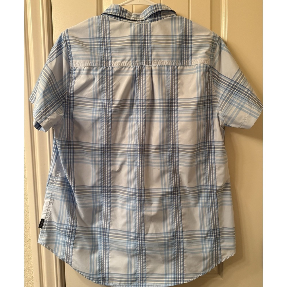 Lot of 2 Eddie Bauer Women's Adventure Shirts Size L Plaid Moisture Wicking - Picture 4 of 15